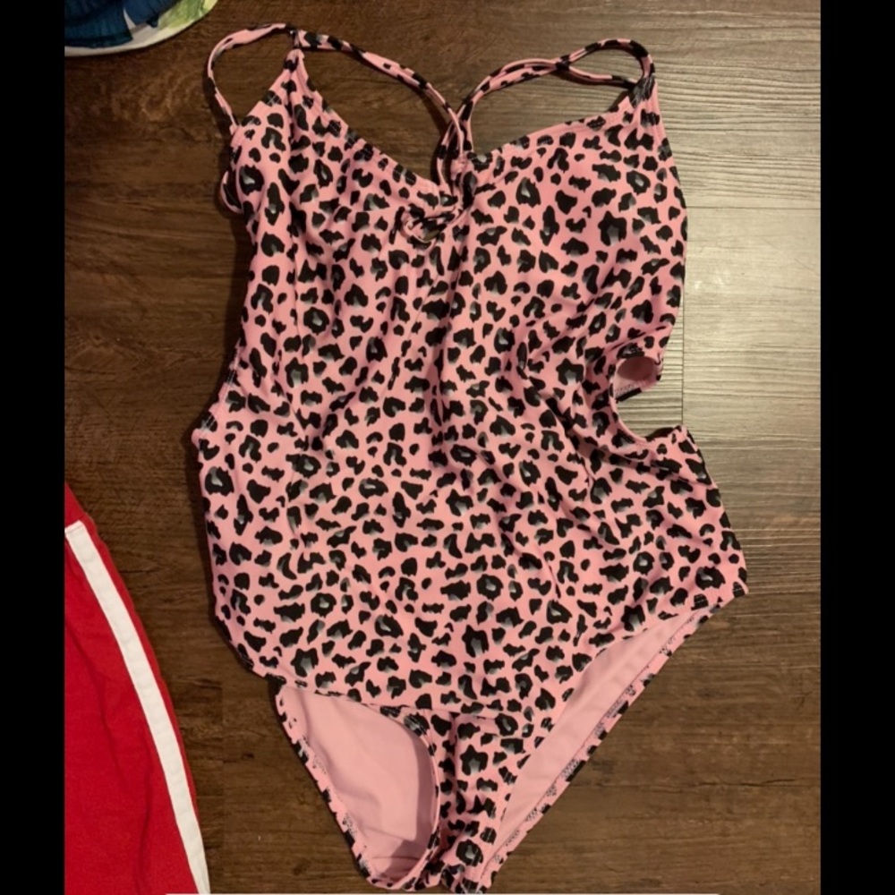 Pink Leopard Bathing suit